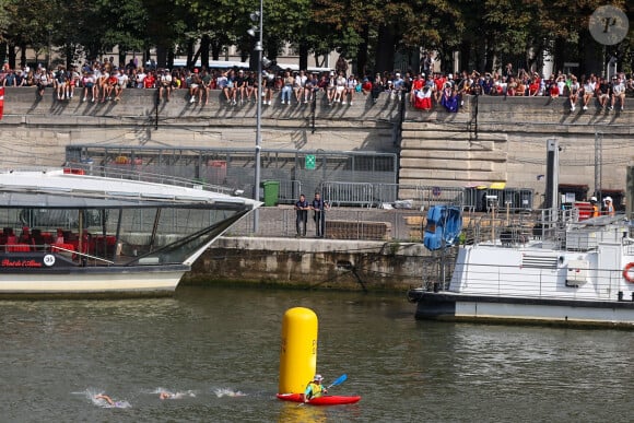 La Seine, théatre des épreuves de triathlon des JO de Paris. 31 juillet 2024. Viktor Ivanov/TASS