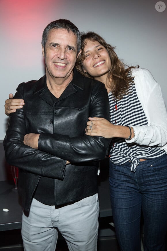 Exclusif - Julien Clerc et sa fille Vanille - Julien Clerc en concert à la Salle Pleyel pour "La Tournée des 50 ans" à Paris le 18 mars 2018 © Cyril Moreau