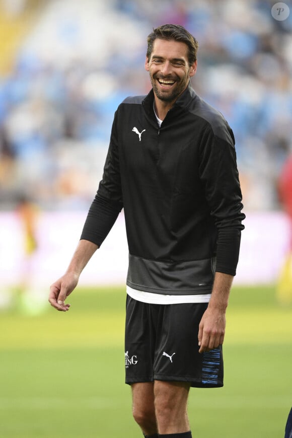 Camille Lacourt (UNICEF) - 3ème édition de la rencontre de football caritative "Match des héros" entre le "RC Lens Légendes" et "L'équipe Unicef" au stade Bollaert-Delelis à Lens le 6 juin 2023. Le tout dans le but de récolter des fonds pour l’Unicef et la fondation Racing Cœur de Lens. 