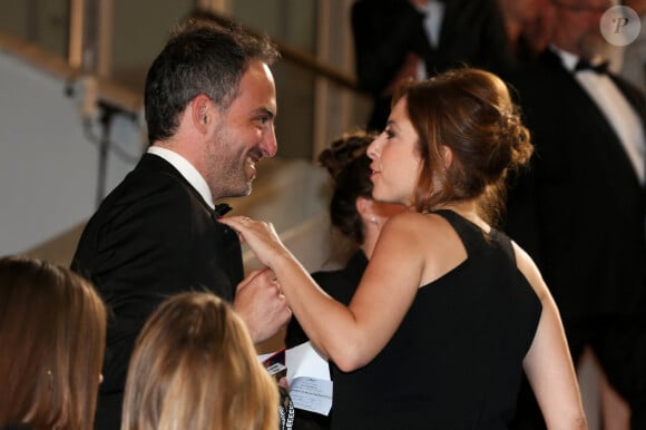 Léa Salamé et Raphaël Glucksmann assistent à la première du Redoutable lors de la 70e édition du Festival de Cannes au Palais des Festivals le 21 mai 2017 à Cannes. Shootpix/ABACAPRESS.COM