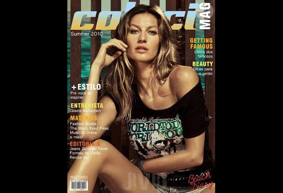 Gisele Bündchen en couverture de Colcci magazine