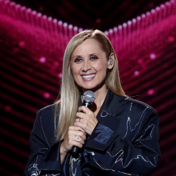 Exclusif - Lara Fabian - Surprises - Enregistrement de l'émission "La boîte à secrets N°18", présentée par F.Bollaert et diffusée le 12 janvier 2024 sur France 3 © Christophe Clovis / Bestimage