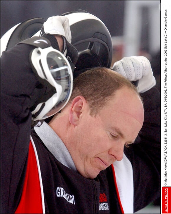 © Matthias Hiekel/DPA/ABACA Salt Lake City-UT-USA, 20/2/2002. Le Prince Albert aux Jeux olympiques de Salt Lake City en 2002.