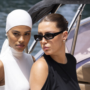 Tina Kunakey et Adèle Exarchopoulos - Arrivées au défilé de mode Jacquemus Cruise "La Casa" à la Casa Malaparte à Capri, Italie, le 10 juin 2024. © Borde-Da Silva/Bestimage 