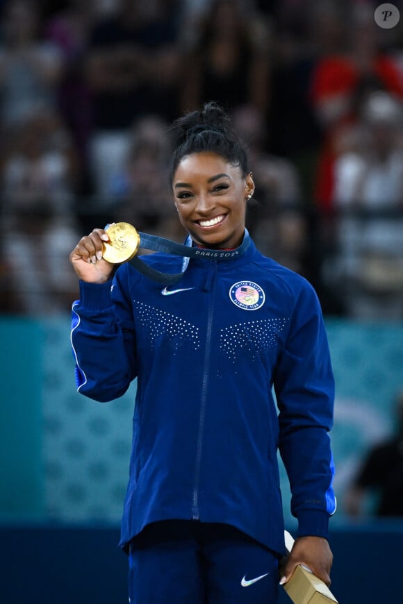 Simone Biles a aussi fait le bonheur d'une artiste française sans le savoir
Simone Biles ( Photo by federico pestellini / DPPI / Panoramic )