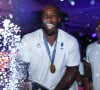 Teddy Riner a célébré ses deux médailles d'or en boîte de nuit lors des Jeux Olympiques de Paris
Exclusif - Teddy Riner - Teddy Riner fête son titre de champion Olympique de judo +100KG au restaurant "Podium" du groupe (Les bistrots Pas Parisiens) à Paris © Rachid Bellak/Bestimage 