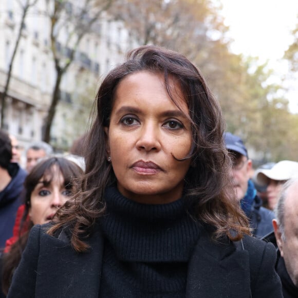 Mais la chaîne l'a finalement beaucoup déçue.
Karine le Marchand - Marche pour la République et contre l'antisémitisme à Paris le 12 novembre 2023. © Denis Guignebourg / Bestimage