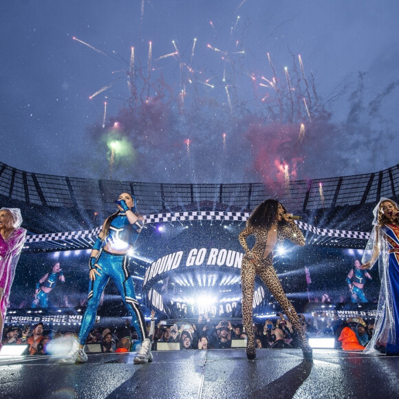 Geri Halliwell , Mel C , Emma Bunton , Mel B - Concert des Spice Girls à Manchester le 31 mai 2019. 