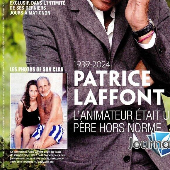 Patrice Laffont en couverture du magazine "Gala", numéro du 14 août 2024.