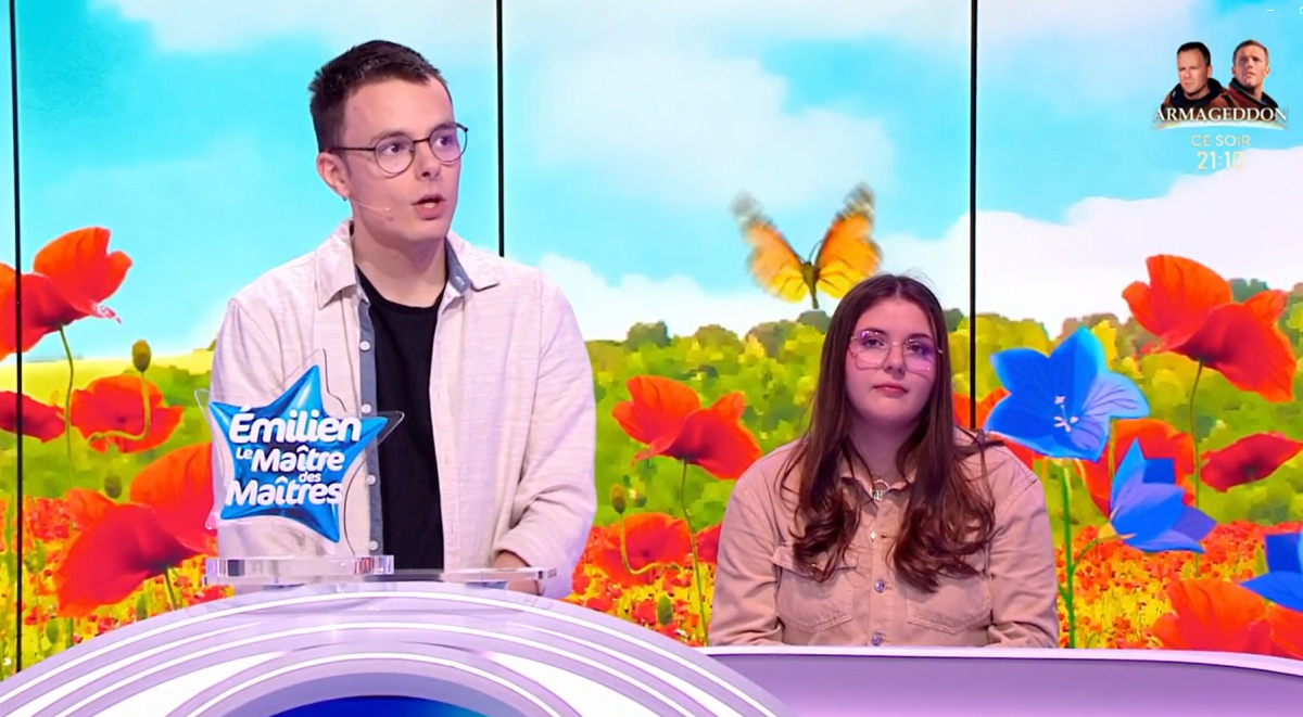 Photo : Emilien était de retour dans "Les 12 Coups de midi" Emilien se  confie sur son couple avec Jessica dans "Les 12 Coups de midi", sur TF1 -  Purepeople