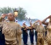 Une prestation réalisée avec la Garde Républicaine
Aya Nakamura et la Garde Républicaine - Cérémonie d'ouverture des Jeux Olympiques (JO) de Paris 2024 le 26 juillet 2024. © Capture France TV via Bestimage 