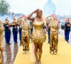 Le show d'Aya Nakamura a marqué les esprits
Aya Nakamura chante lors de la cérémonie d'ouverture des Jeux Olympiques (JO) de Paris 2024, à Paris.