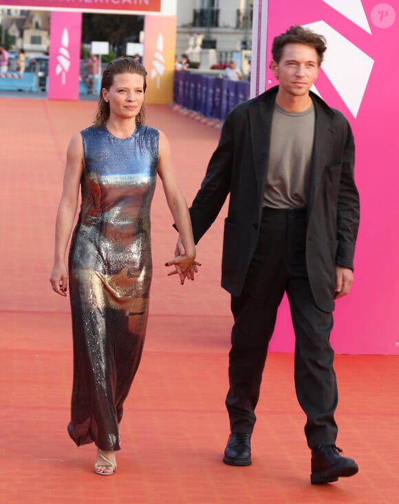 Mélanie Thierry et Raphaël Haroche lors de la 49ème édition du festival du cinéma américain de Deauville le 7 septembre 2023. © Denis Guignebourg / Bestimage 