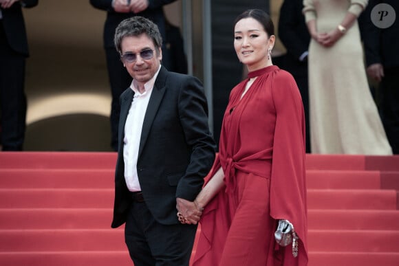 Jean-Michel Jarre et Gong Li assistent au tapis rouge d'Indiana Jones et du cadran du destin lors du 76e festival de Cannes au Palais des Festivals le 18 mai 2023 à Cannes, France. Photo par David Niviere/ABACAPRESS.COM