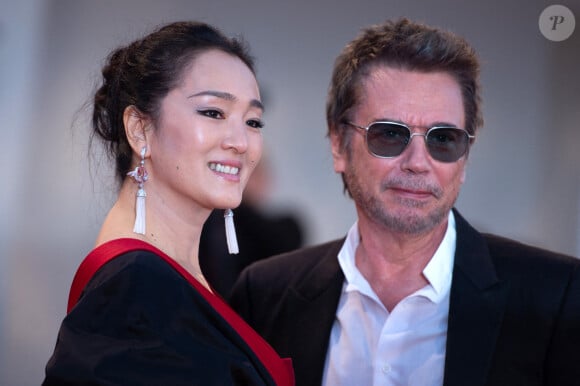 Jean-Michel Jarre et Gong Li assistant à la première de Saturday Fiction dans le cadre de la 76e Mostra de Venise, le 04 septembre 2019. Photo par Aurore Marechal/ABACAPRESS.COM