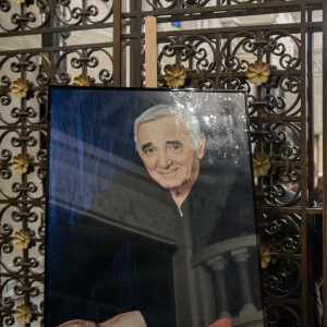 ou celui organisé pour Chales Aznavour aux Invalides.
Exclusif - Illustration - Obsèques de Charles Aznavour en la Cathédrale arménienne Saint-Jean-Baptiste de Paris. Le 6 octobre 2018 © Jacovides-Moreau / Bestimage 