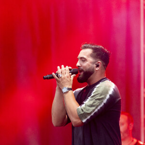 Kendji Girac en concert lors du Festival "Paris Paradis" au parc de la Villette à Paris le 10 septembre 2023. © Pierre Perusseau/Bestimage