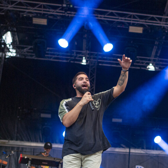 Kendji Girac en concert lors du Festival "Paris Paradis" au parc de la Villette à Paris le 10 septembre 2023. © Pierre Perusseau/Bestimage