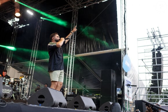 Kendji Girac en concert lors du Festival "Paris Paradis" au parc de la Villette à Paris le 10 septembre 2023. © Pierre Perusseau/Bestimage