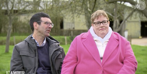 De quoi s'interroger sur une éventuelle rupture avec Justine.
Justine et Patrice dans "L'amour est dans le pré"