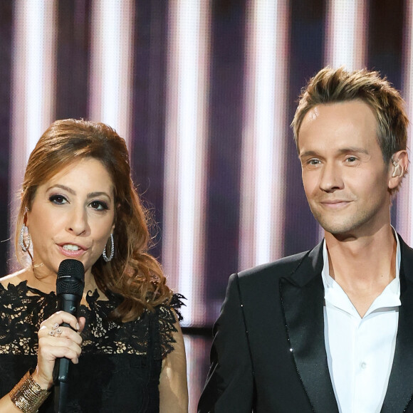 Léa Salamé et Cyril Féraud - 39ème cérémonie des Victoires de la musique à la Seine musicale de Boulogne-Billancourt, France, le 9 février 2024. © Coadic Guirec/Bestimage