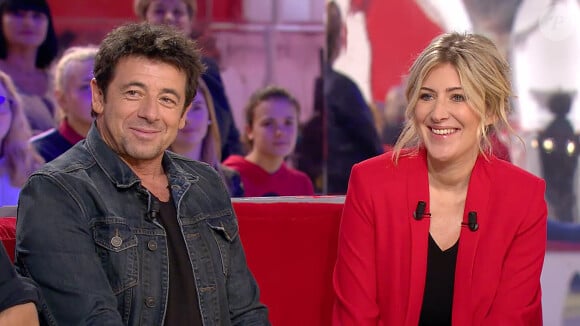 Exclusif - Patrick Bruel, Amanda Sthers - Enregistrement de l'émission "Vivement Dimanche", présentée par M.Drucker, et diffusée le 6 janvier sur France 2. Le 17 décembre 2018 © Guillaume Gaffiot / Bestimage 