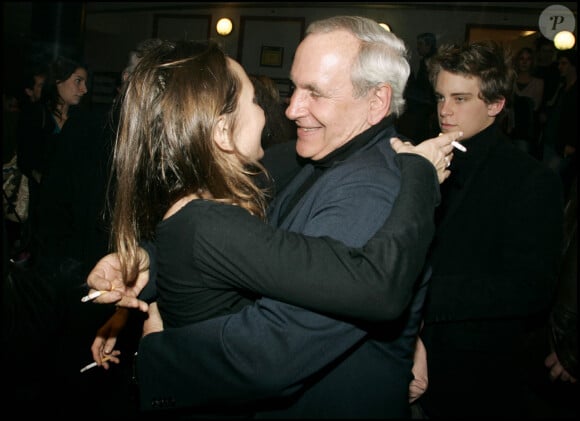 Patrice Laffont et sa fille Axelle à l'Olympia de Paris.