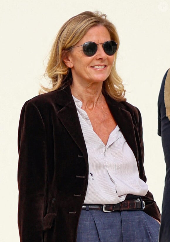 Claire Chazal - Arrivées au défilé Christian Dior prêt à porter femme Printemps/Été 2024 lors de la Fashion Week de Paris (PFW), au Jardin des Tuileries à Paris, France, le 26 septembre 2023. © Denis Guignebourg/Bestimage 