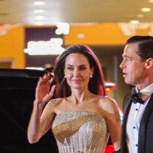 Angelina Jolie Pitt et Brad Pitt assistent à la soirée d'ouverture de l'AFI FEST 2015 avec la première de Universal Pictures By The Sea au TCL Chinese Theatre le 15 novembre 2015 à Los Angeles, CA, USA. Photo par GSI/ABACAPRESS.COM