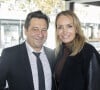 Laurent Gerra est un visage emblématique de la scène humoristique française
Exclusif - Laurent Gerra et sa femme Christelle Bardet - Anniversaire pour ses 85 ans de Jean-Claude Camus avec ses proches et sa famille sur la péniche "Bel Ami" à Paris. © Cyril Moreau / Bestimage 