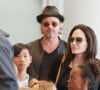 À l'occasion de la promotion du film, elle a expliqué qu'elle envisageait de changer de vie...Angelina Jolie accuse Brad Pitt d'avoir violenté leurs enfants lors d'une dispute - Brad Pitt, sa femme Angelina Jolie et leurs enfants Maddox, Pax, Zahara, Shiloh, Vivienne et Knox prennent l'avion à l'aéroport de Los Angeles pour venir passer quelques jours dans leur propriété de Miraval, le 6 juin 2015. 