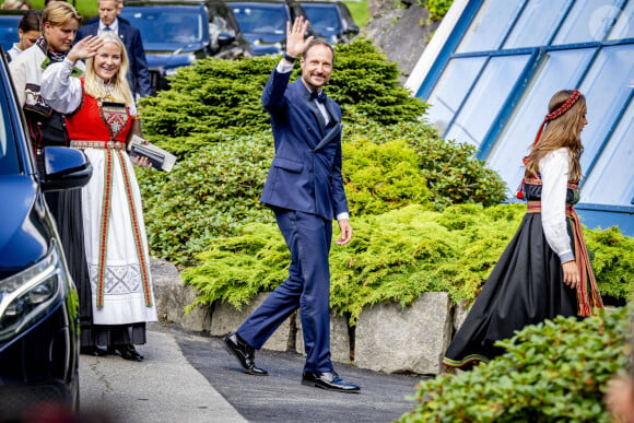 Arrivées au mariage de la princesse Martha Louise de Norvège et Durek Verrett à l'hôtel Union à Geiranger le 31 août 2024. 