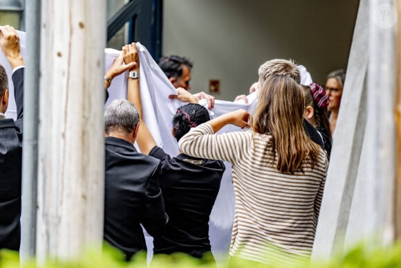 Malgré ces précautions, quelques photos ont pu fuiter...Arrivées au mariage de la princesse Martha Louise de Norvège et Durek Verrett à l'hôtel Union à Geiranger le 31 août 2024. 