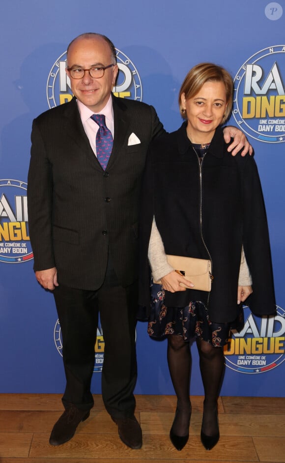 Bernard Cazeneuve et sa femme Veronique lors de la premiere de Raid Dingue au Pathe Beaugrenelle a Paris, France, le 24 janvier 2017. Photo by Jerome Domine/ABACAPRESS.COM