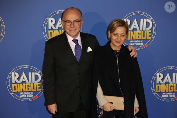 Bernard Cazeneuve et sa femme Veronique lors de la premiere de Raid Dingue au Pathe Beaugrenelle a Paris, France, le 24 janvier 2017. Photo by Jerome Domine/ABACAPRESS.COM