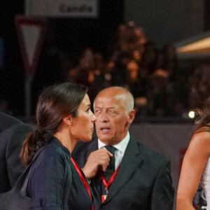 George Clooney, Amal Clooney, Brad Pitt et sa compagne Ines de Ramon à la projection de Wolfs lors du 81ème festival international du film de Venise, la Mostra le 1er septembre 2024. © Lucia Sabatelli / Bestimage