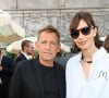 Exclusif - Géraldine Maillet et son compagnon Daniel Riolo - Inauguration du Rooftop "Le Marta - Jardin suspendu" au sommet de l'hôtel Barrière Fouquet's à Paris le 26 juin 2024. © Coadic Guirec / Bestimage