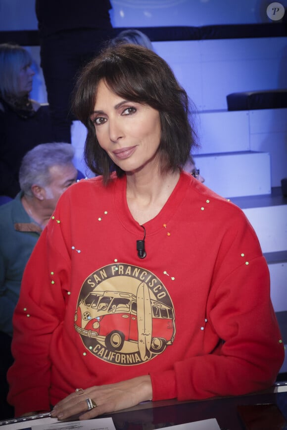 Exclusif - Géraldine Maillet - Sur le plateau de l'émission TPMP (Touche Pas à Mon Poste) présentée en direct par C.Hanouna et diffusée sur C8 - Paris le 22/01/2024 - © Jack Tribeca / Bestimage