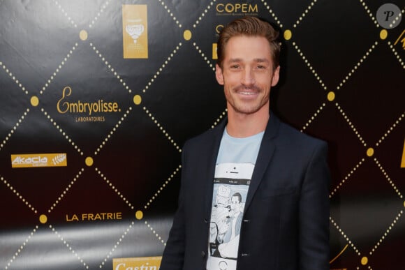 David Lantin - Photocall "Prix Gold de la TNT 2015" au théâtre Bobino à Paris.