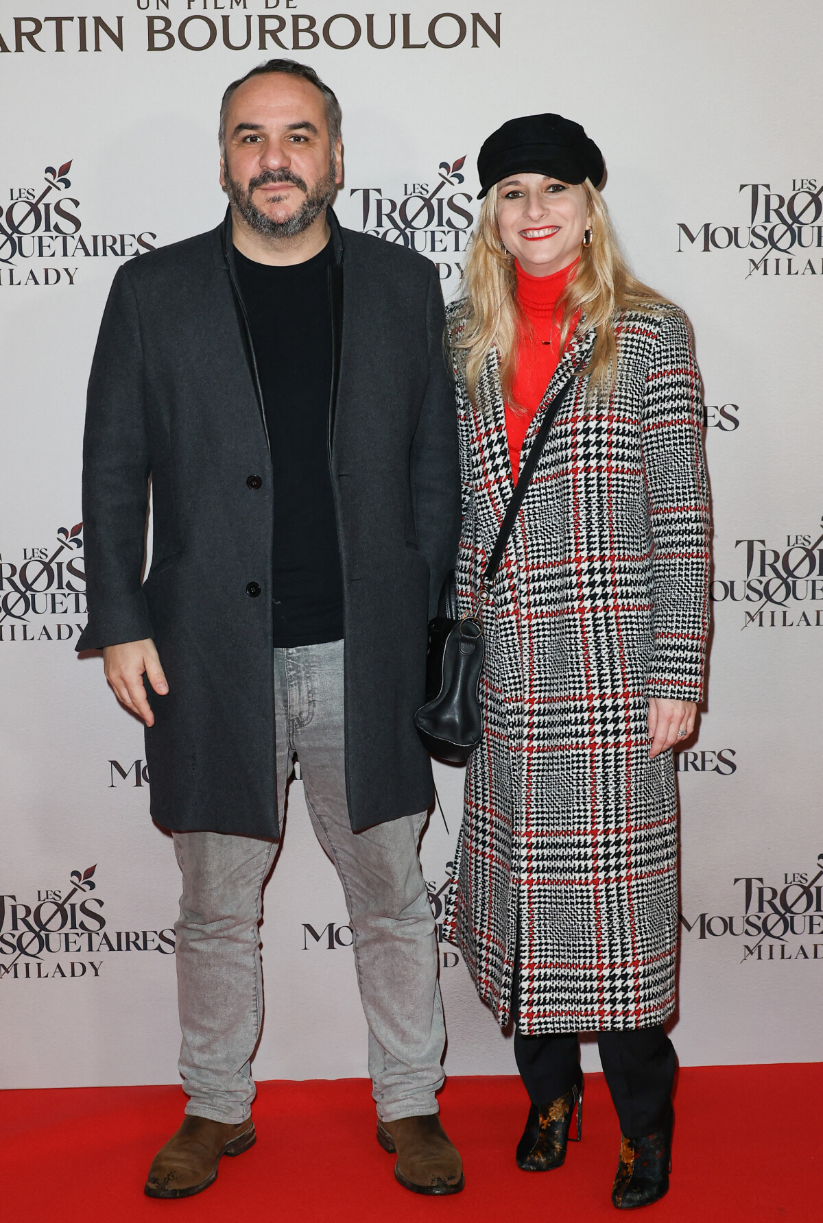 Photo : François-Xavier Demaison et sa femme Anaïs Tihay - Première du ...