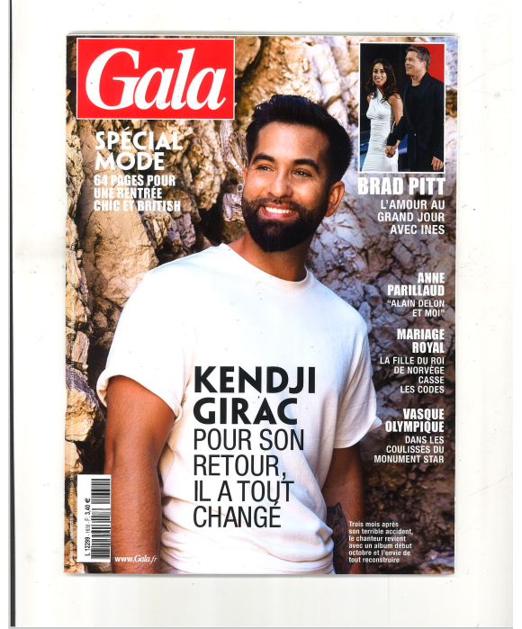 Toutes ces confidences sont à retrouver dans la dernière édition de "Gala"
"Gala", Kendji Girac, jeudi 5 septembre 2024.