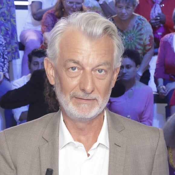 Exclusif - Gilles Verdez, sur le plateau de de l’émission « TPMP » présentée par C.Hanouna tournage des pilotes 2024, Paris, France. © Jack Tribeca / Bestimage