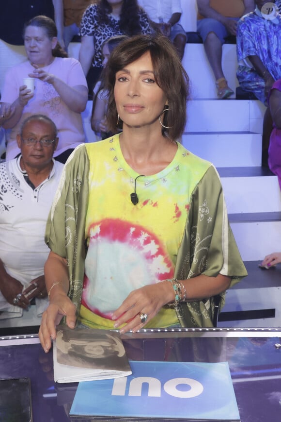 Exclusif - Géraldine Maillet, sur le plateau de de l’émission « TPMP » présentée par C.Hanouna tournage des pilotes 2024, Paris, France. © Jack Tribeca / Bestimage