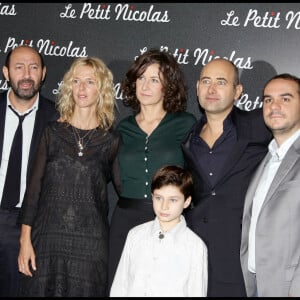 Sandrine Kiberlain, Kad Merad, Valérie Lemercier, Laurent Tirard, François-Xavier Demaison et Maxime Godart - Avant Première du film "Le Petit Nicolas" au Grand Rex de Paris.