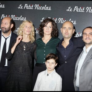 Sandrine Kiberlain, Kad Merad, Valérie Lemercier, Laurent Tirard, François-Xavier Demaison et Maxime Godart - Avant Première du film "Le Petit Nicolas" au Grand Rex de Paris.