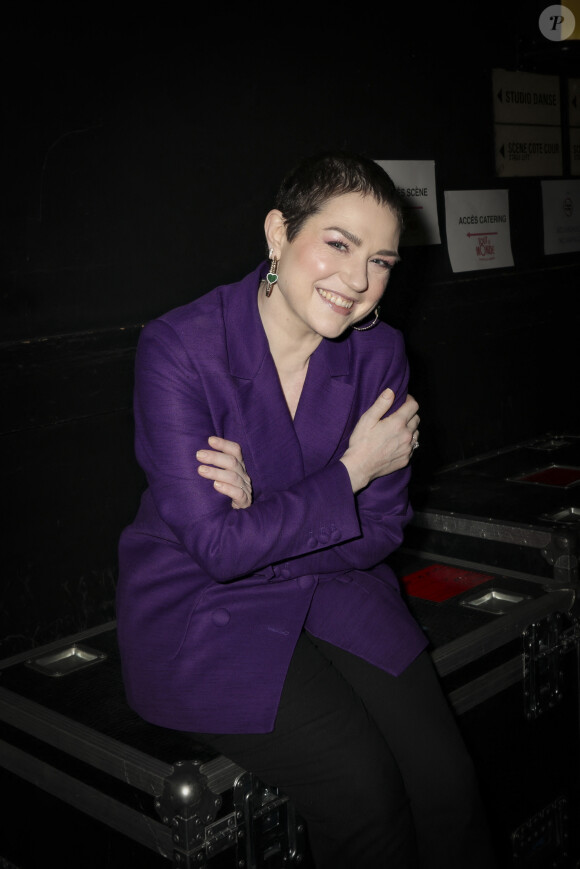 Exclusif - Emilie Dequenne - Studio - Soirée de gala "Tous les talents chantent contre le cancer" pour l'association "Tout le monde contre le cancer" à l'Olympia à Paris. Le 20 juin 2024 © Jack Tribeca / Bestimage 