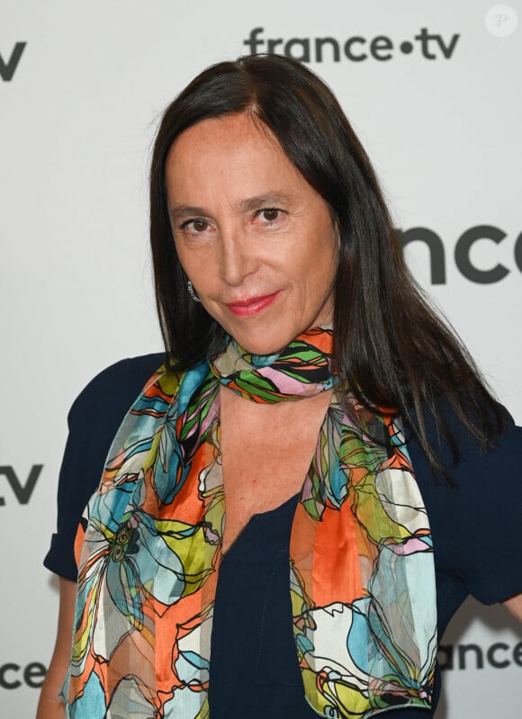 Dorothée Olliéric au photocall pour la conférence de presse de rentrée de France TV à la Grande Halle de la Villette à Paris, France, le 6 juillet 2022. © Coadic Guirec/Bestimage 