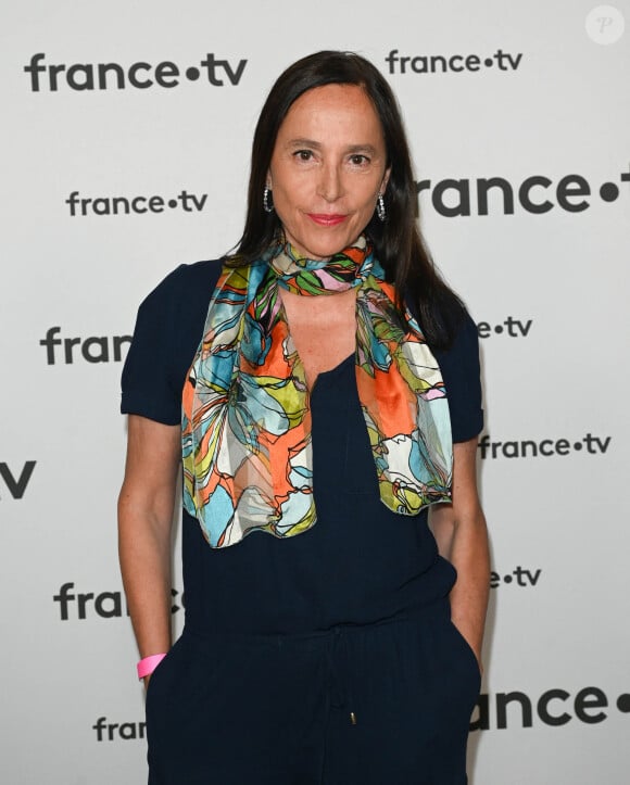 C'est lui qui a provoqué leur rencontre
Dorothée Olliéric au photocall pour la conférence de presse de rentrée de France TV à la Grande Halle de la Villette à Paris, France, le 6 juillet 2022. © Coadic Guirec/Bestimage 