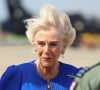 D'hilarantes images qui ont fait le tour du monde.
La Reine Camilla, Commodore honoraire de l'air, lors de sa visite à RAF Leeming, Northallerton, pour rencontrer le personnel militaire et leurs familles et s'informer sur l'aide sociale qui leur est offerte.
Photo par Phil Noble/PA Wire/ABACAPRESS.COM