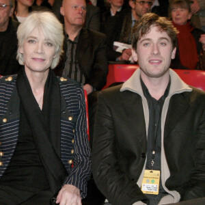 Françoise Hardy et son fils Thomas Dutronc aux Victoires de la musique en 2005